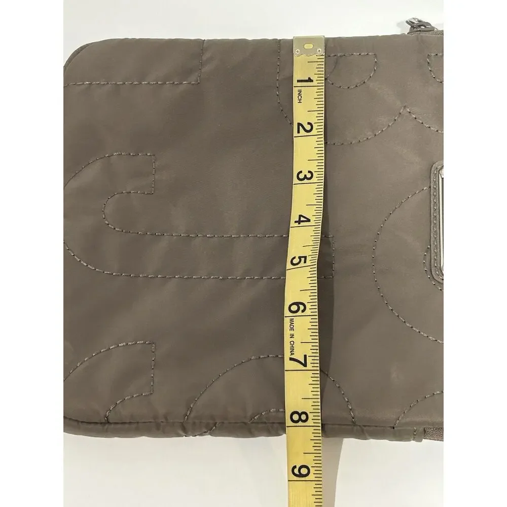 MARC BY MARC JACOBS iPad Case Brown 8” X 10.5” Quilted Nylon In Excellent